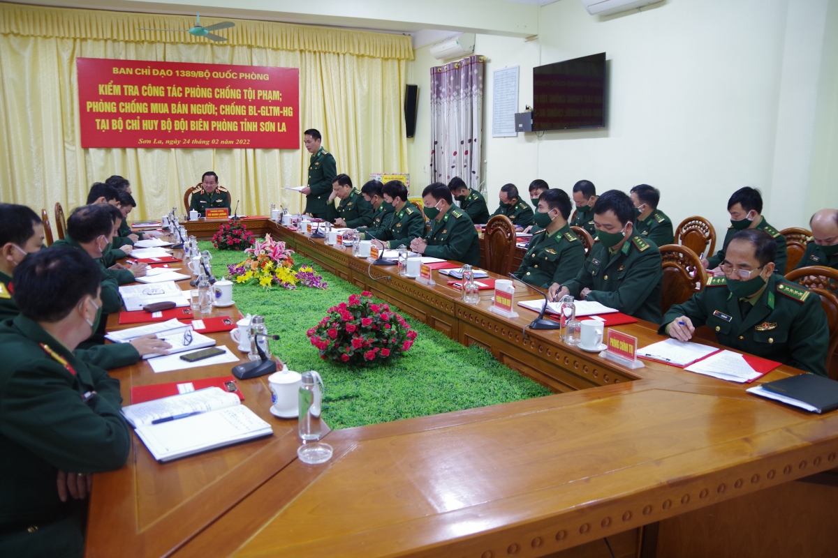 Bộ Quốc phòng kiểm tra công tác phòng, chống tội phạm tuyến biên giới tỉnh Sơn La